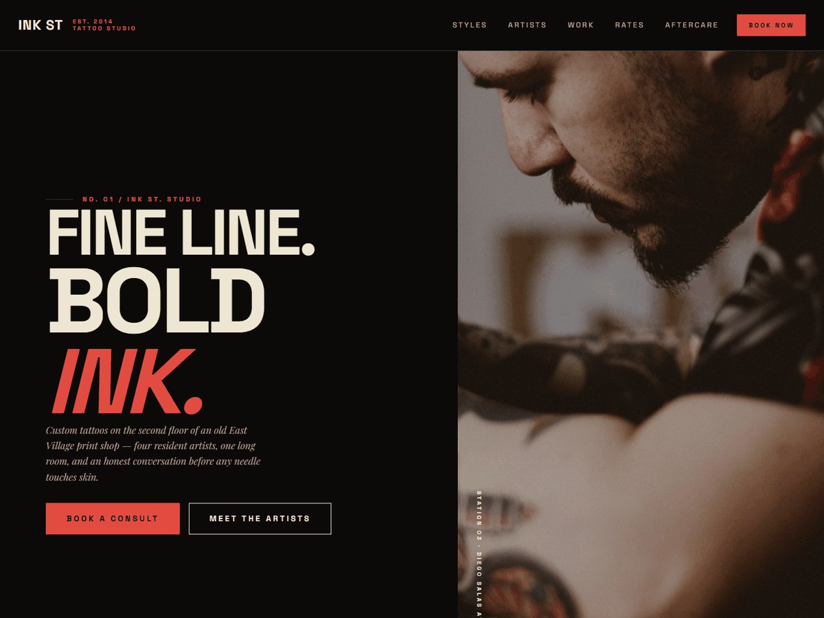 Ink St PRO theme screenshot